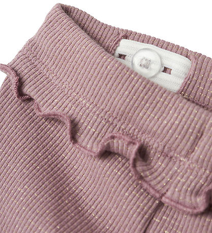 Name It Trousers - NbfBinnie - Elderberry/Gold