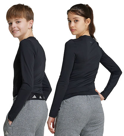 adidas Performance Bluse - J TF - Schwarz/Weiß