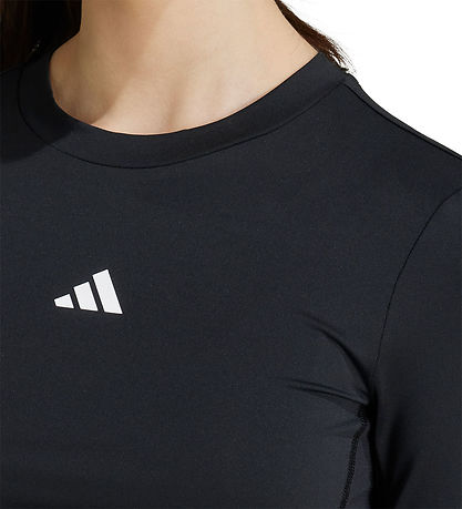 adidas Performance Bluse - J TF - Schwarz/Weiß