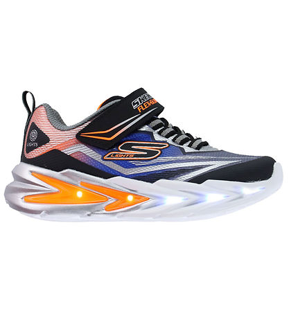 Skechers Skór M. Ljós - Flex-Glow Ultra - Svart/Blár