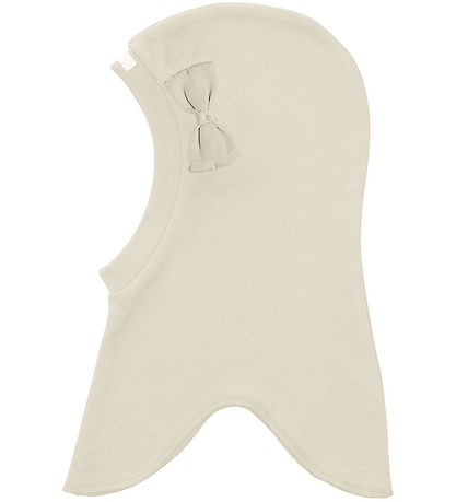 Racing Kids Balaclava - Single Layer - Ivory w. Bow