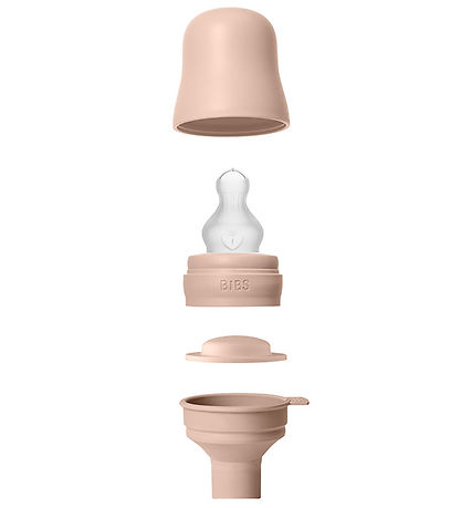 BIBS Nappflaska - 270 ml - Silikon - Blush