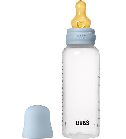 BIBS Peli - 270 ml - PP/Náttúrulegt gúmmí - Baby Blue