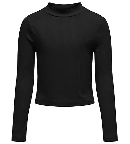 Kids Only Bluse - Rib - Noos - KogBelfast - Schwarz