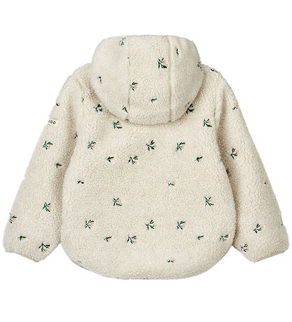 Liewood Fleecejacke - Mara - Peach/Sandy Stickerei