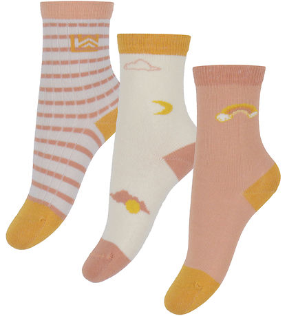 Liewood Socks - 3-Pack - Silas - Dream/Ecru Mix