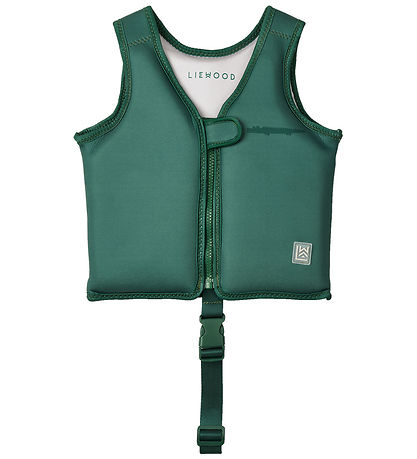 Liewood Swim Vest - 11-15 kg - Dove Crocodile - Garden Green