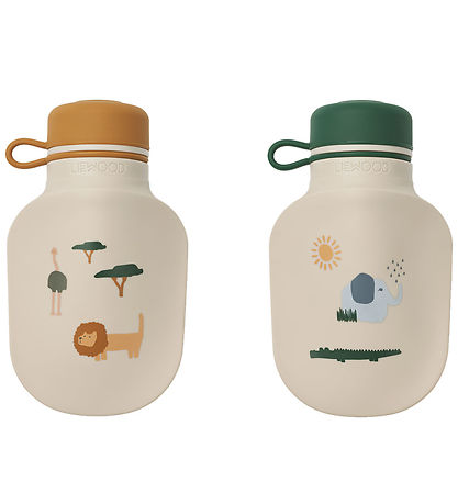 Liewood Smoothiepussit - 2 kpl - Lizzie - 150 ml - Safari Sandy 