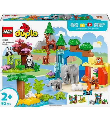 LEGO® DUPLO - luonnoneläinperheet 10446 - 3-in-1 - 92 Osaa