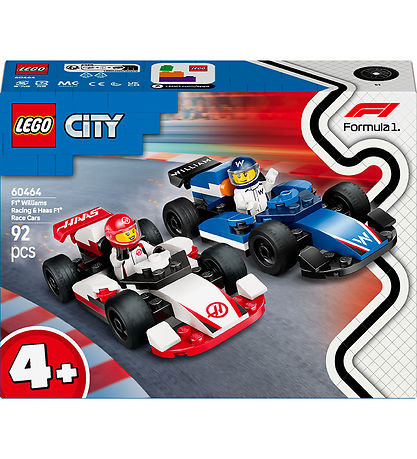LEGO® City - F1® Williams Racing und Haas F1® Rennautos 60464 -