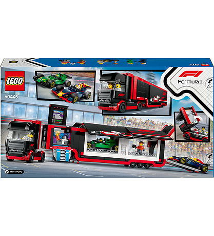 LEGO® City - F1®-rekka ja F1®-autot RB20... 60445 - 1086 Osaa