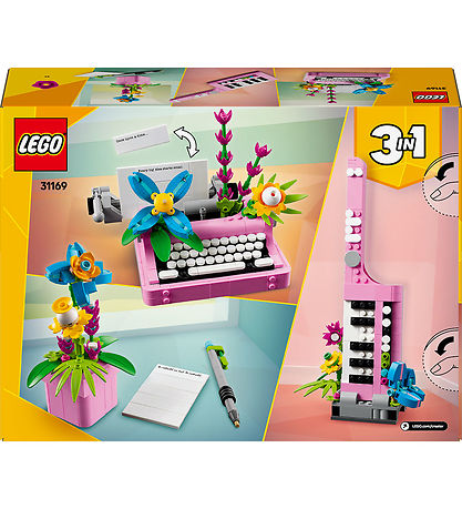 LEGO® Creator - Typewriter with Flowers 31169 - 3-in-1 - 363 De
