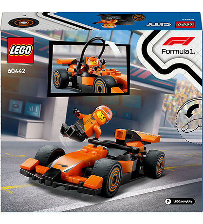 LEGO® City - F1® Driver with McLaren Race Car 60442 - 86 Parts