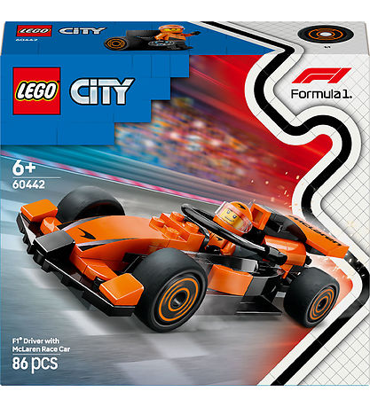 LEGO® City - F1® Driver with McLaren Race Car 60442 - 86 Parts