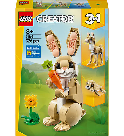 LEGO® Creator - Cute Rabbit 31162 - 3-in-1 - 326 Parts