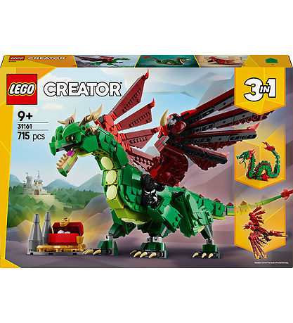 LEGO® Creator - Medieval Dragon 31161 - 3-in-1 - 715 Parts