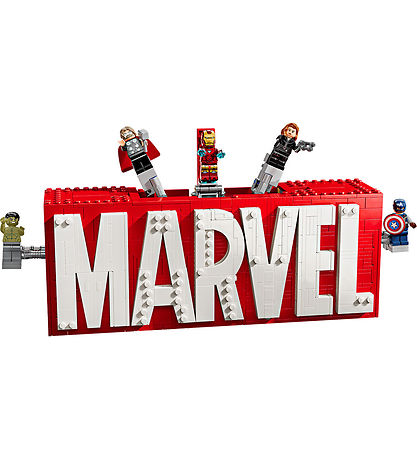 LEGO® Marvel - MARVEL logotyp och minifigurer 76313 - 931 Delar