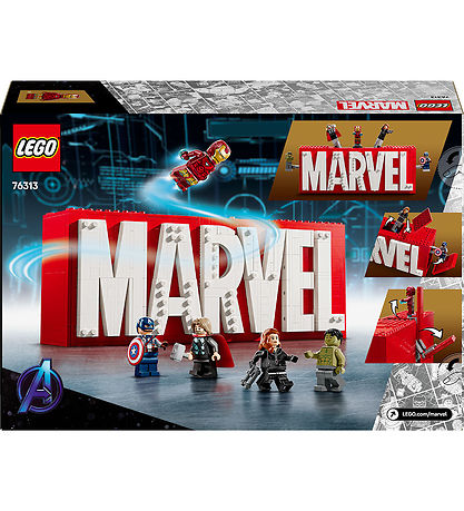 LEGO® Marvel - MARVEL logotyp och minifigurer 76313 - 931 Delar
