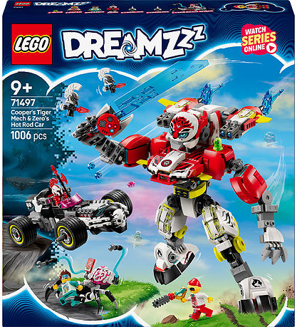 LEGO® DREAMZzz - Coopers TigerMech And Zeros Hotrod-Bil 71497 -