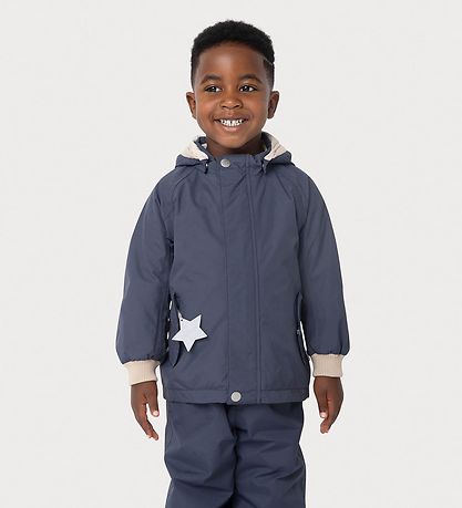 Mini A Ture Lightweight Jacket - MatWally Fleece - Ombre Blue
