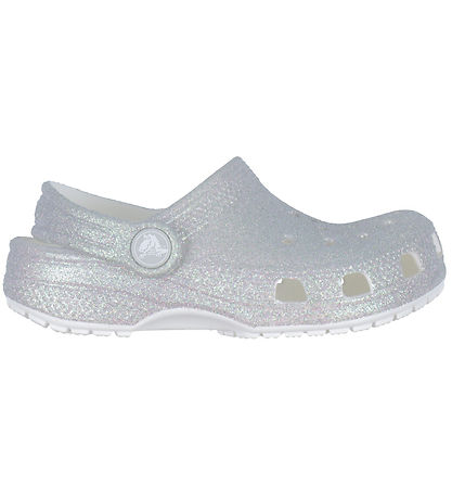 Crocs Sandalar - Classic+ Glitter K - White