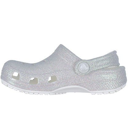 Crocs Sandalar - Classic+ Glitter K - White