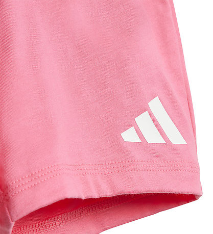 adidas Performance Stuttermabolur/Stuttbuxur - 160 - Bleikt/Hvít
