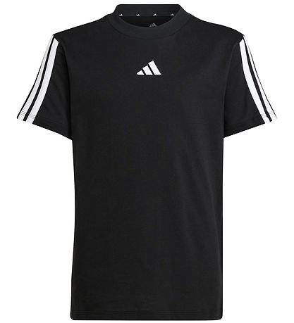 adidas Performance Stuttermabolur - 160 - Svart/Hvítur