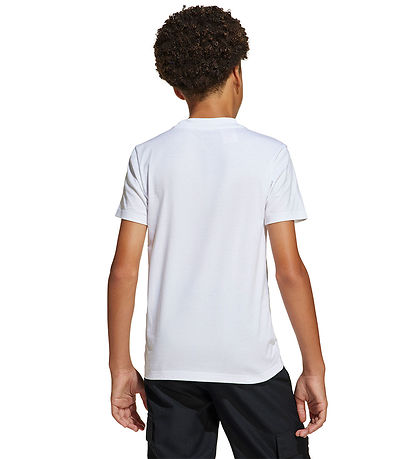 adidas Performance Stuttermabolur - 160 - Hvítt/Svart