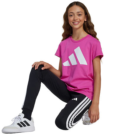 adidas Performance Leggings - 230 - Schwarz m. Weiß