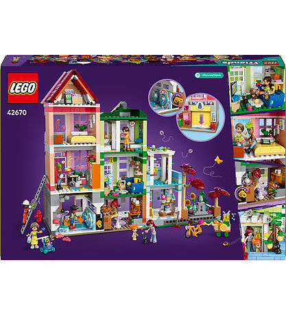 LEGO® Friends - HLC asunnot ja liiketilat 42670 - 2040 Osaa