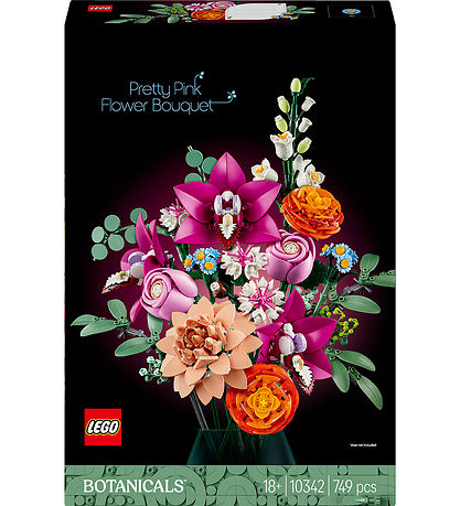 LEGO® Botanicals - Vacker rosa blombukett 10342 - 749 Delar