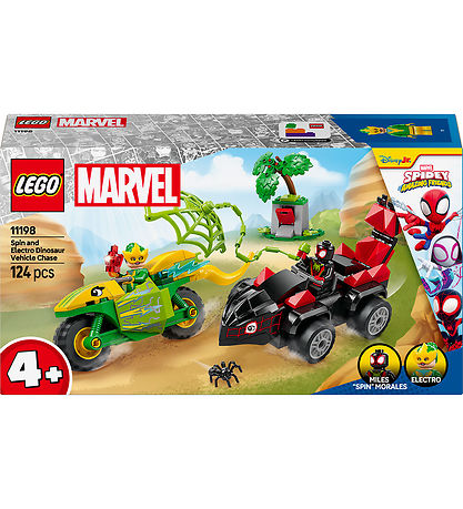 LEGO® Marvel - Spin and Electro Dinosaur Vehicle Chase 11198 -