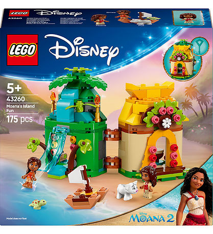 LEGO® Disney - Moana's Island Fun 43260 - 175 Parts
