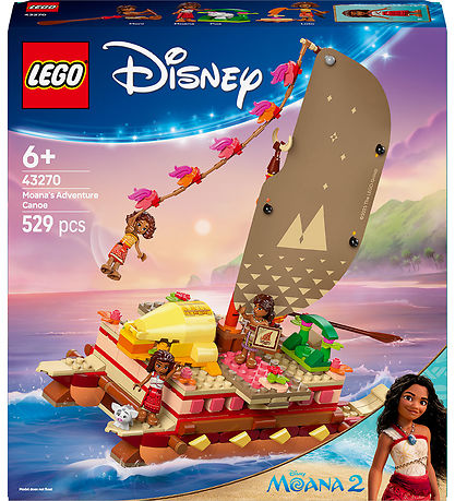 LEGO® Disney - Moana 2 - Moana's Adventure Canoe 43270 - 529 Par