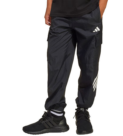 adidas Performance Holz Hose - Schwarz m. Weiß