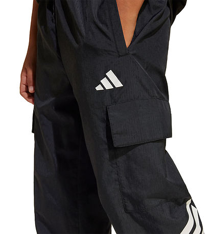 adidas Performance Holz Hose - Schwarz m. Weiß