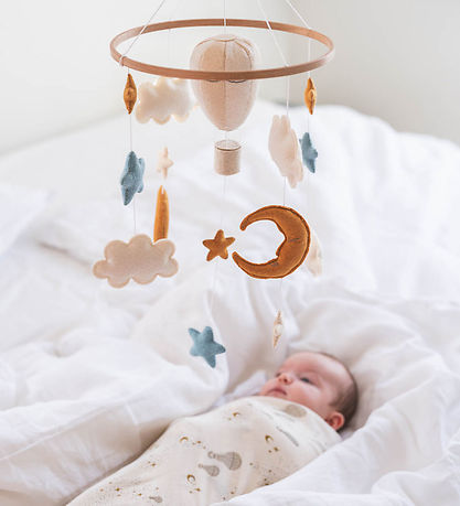 That's Mine Baby Mobile - Felt - Blace - Air Balloon