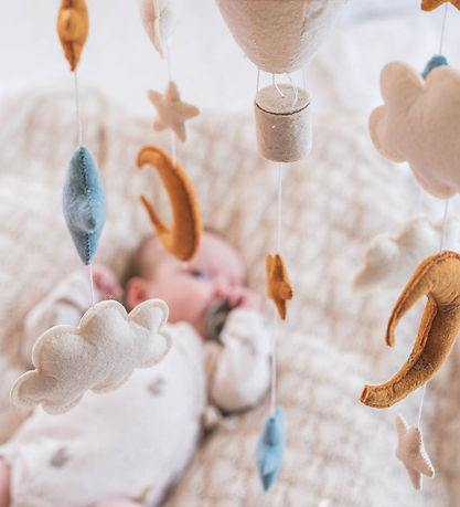 That's Mine Baby Mobile - Felt - Blace - Air Balloon