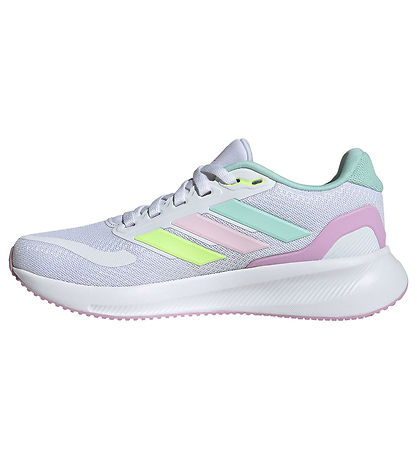 adidas Performance Skór - Runfalcon 5 J - Hvítur/Myntugrænt/Blei