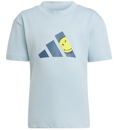 adidas Performance Stuttermabolur/Peysubuxur - Bláar/Gult M. bro