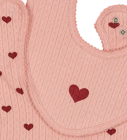 Konges Sløjd Babylätzchen - Minnie - 2er-Pack - Mellow Rose