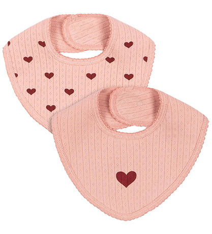 Konges Sløjd Babylätzchen - Minnie - 2er-Pack - Mellow Rose