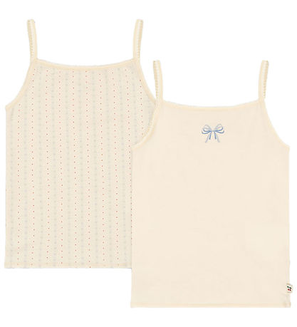 Konges Sløjd Unterhemden - 2er-Pack - Fat De Fleur/Seedpearl