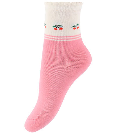 Konges Sløjd Socken - 2er-Pack - Jacquard - Cherry Mix