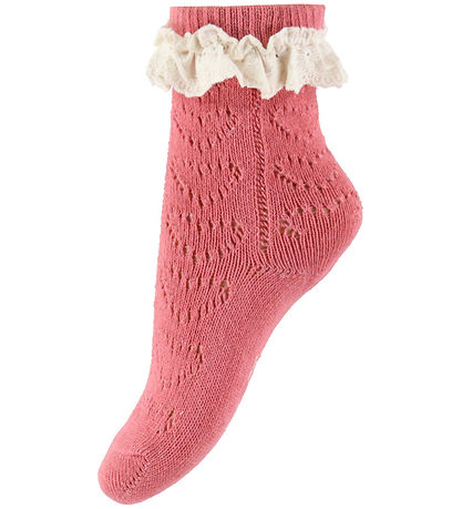 Konges Sløjd Socken - 2er-Pack - Pointelle - Pink Mix