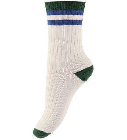 Konges Sløjd Socken - 2er-Pack - Rib - Multi Streifen