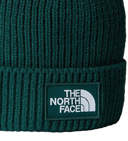 The North Face Beanie - Knitted - Logo Box Cuffed - Deep Nori/Du
