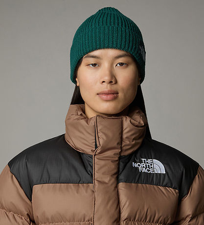 The North Face Beanie - Knitted - Logo Box Cuffed - Deep Nori/Du