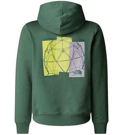 The North Face Huppari - Graafinen rento - Ankka Green M. Neon